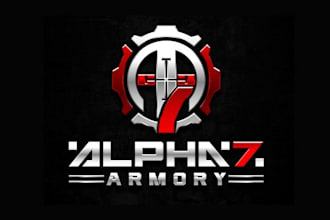 design elegant super firearms industry logo