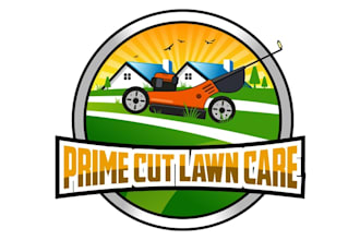 design attractive lawn care logo