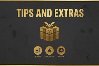 use this gig for tips and extras