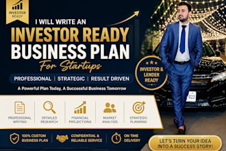 write an investor ready business plan for startups