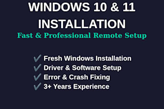 install, configure and troubleshoot windows 10 and 11