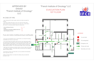 create evacuation and fire escape plans