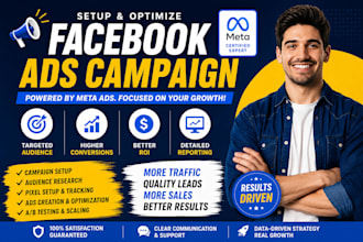 run facebook ads and meta ads campaign for business