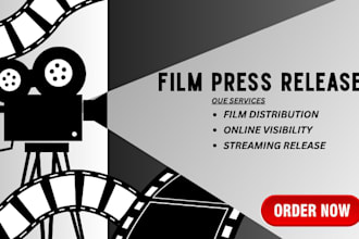 write a press release for movie promotion and PR distribution