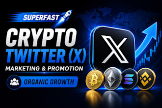 superfast crypto twitter x marketing crypto twltter promotion for organic growth