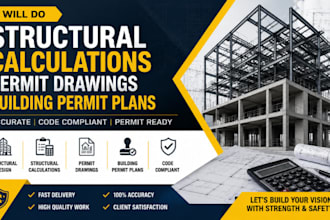 do structural calculations permit drawings building permit plans