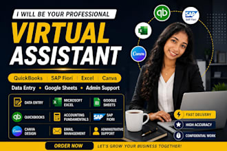be your reliable virtual assistant,data entry, admin support