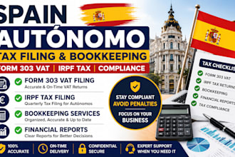 handle spain autónomo vat irpf form 303 tax filing and bookkeeping
