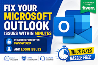 fix your microsoft outlook, gmail issues within minutes
