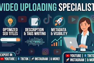 upload, optimize, and manage your videos with professional SEO and descri