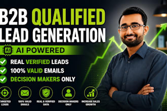 b2b qualified lead generation with verified emails
