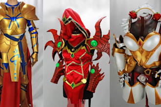 custom cosplay sewing pattern eva foam wearable armor cosplay props pdf template