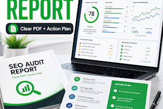 create a full website audit report for your business