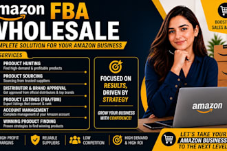 be your amazon wholesale VA for product research and sourcing