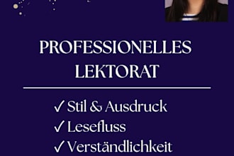 professionally edit your german novel or manuscript