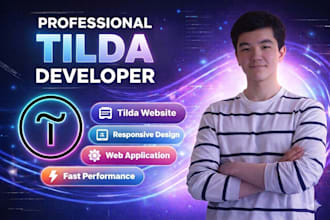 design a modern and luxury tilda website