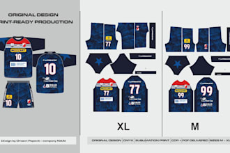 prepare sportswear design files for sublimation printing