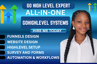 do ghl automation expert VA gh landing page ghl automation setup