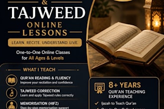 teach quran and tajweed