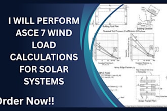 perform asce 7 wind load calculations for solar systems