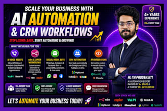 build ai voice agents, n8n CRM automation custom chatbot development