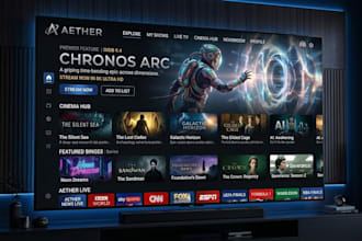 build your white label iptv and ott platform with custom branded apps