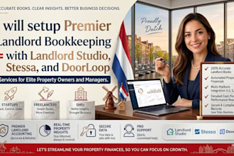 setup landlord bookkeeping with landlord studio, stessa, doorloop for landlords