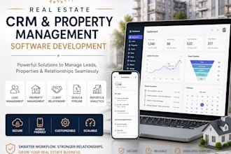 develop real estate CRM and property management software