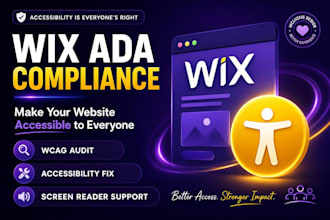 make your wix website ada and wcag compliant