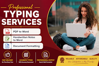 type and format documents professionally