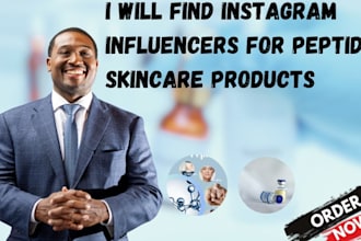 find instagram influencers for peptide skincare products