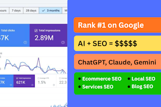 be your ai SEO expert, GEO, aeo, to boost ecommerce sales and local leads