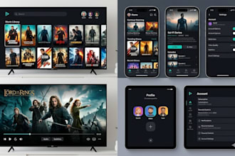 build custom streaming apps for android TV, fire TV, smart TV and mobile