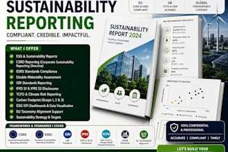 prepare esg, csrd, esrs and sustainability reports