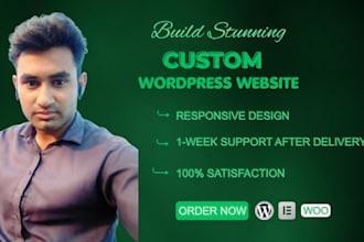 design a responsive wordpress website using elementor and astra