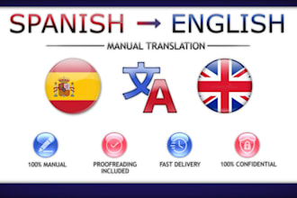 manually translate spanish to english