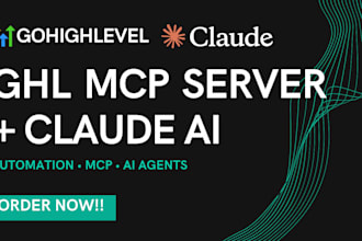 build a ghl mcp server with claude integration, ghl automation, ai agent setup