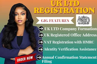 setup UK ltd company registration,  UK company formation, vat registration