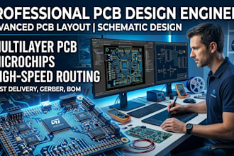 design professional pcb layouts for your electronic projects