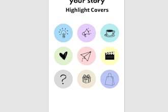 design instagram highlight covers