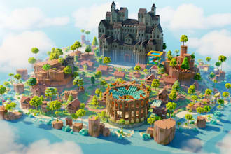 make a profissional minecraft map for you server or project