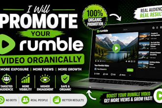 promote your rumble video organically