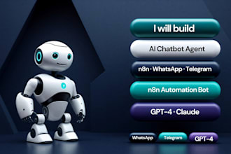 build an n8n ai chatbot for whatsapp, telegram or CRM