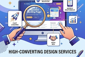 do complete landing page development