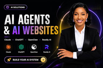 build ai agents ai websites app using claude ai chatgpt openclaw and readdy
