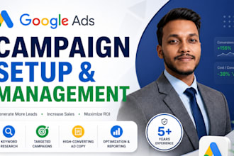 setup and manage google ads PPC campaigns