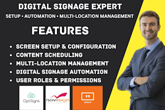setup cloud based digital signage for multiple business locations