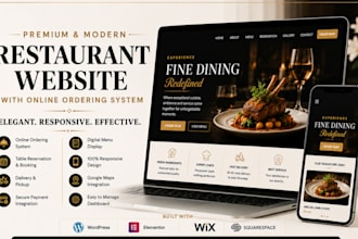 design restaurant fast food website pizza website with online ordering system