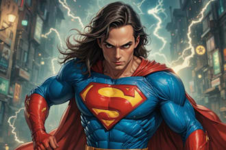 design epic superhero characters and comic covers