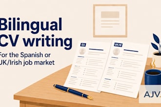 write or revise your CV for the spanish or UK irish market
